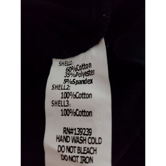 Do+Be Black Tie Long Sleeve Shirt Small NWT - Picture 6 of 6